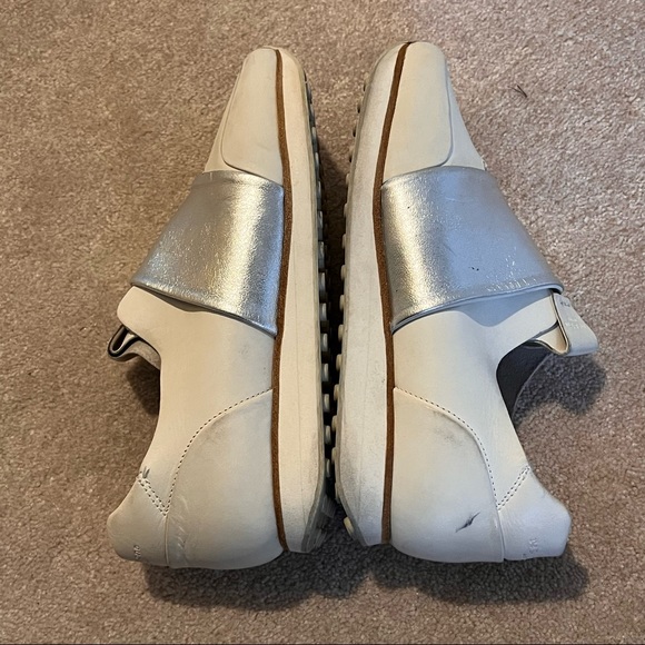 Rag and Bone Dylan Silver Metallic Athletic Shoe Sneaker 9.5 - Picture 8 of 14